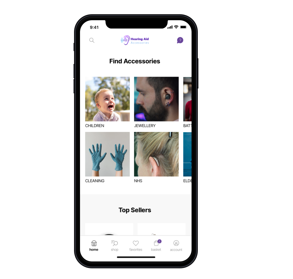 Photo of a mobile phone screen with the app